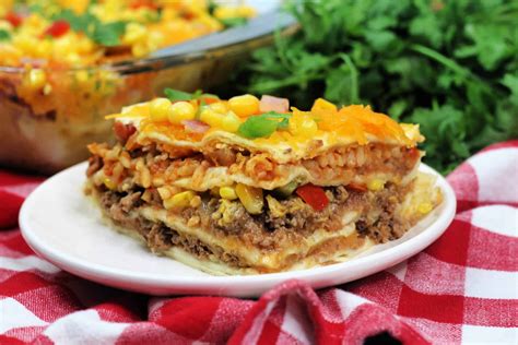 Layered Mexican Tortilla Casserole - Sweet Pea's Kitchen