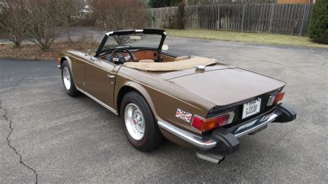 1976 Triumph TR6 Convertible at Indy 2019 as G72 - Mecum Auctions