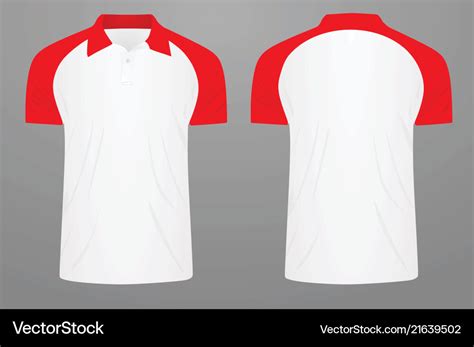 Two colors polo t shirt Royalty Free Vector Image