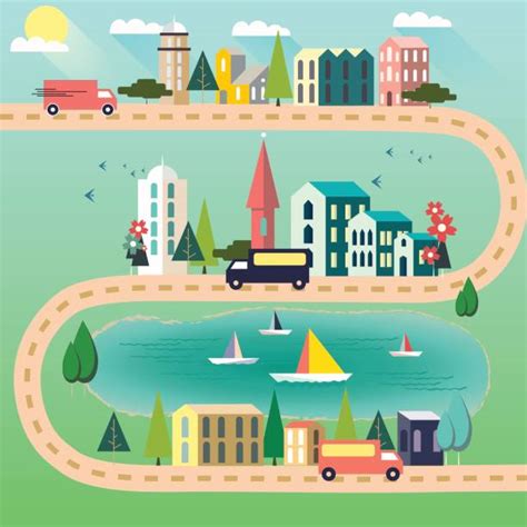 980+ Cartoon Road Map Stock Illustrations, Royalty-Free Vector Graphics & Clip Art - iStock