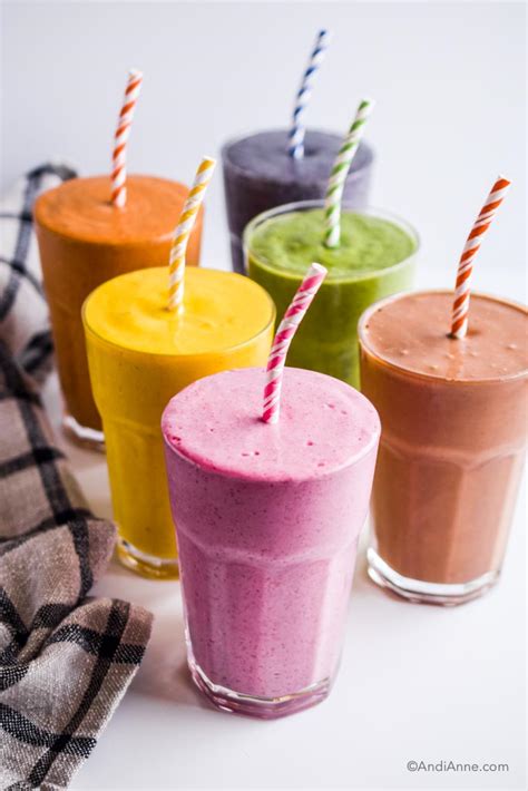 Six Healthy Superfood Smoothies - AndiAnne