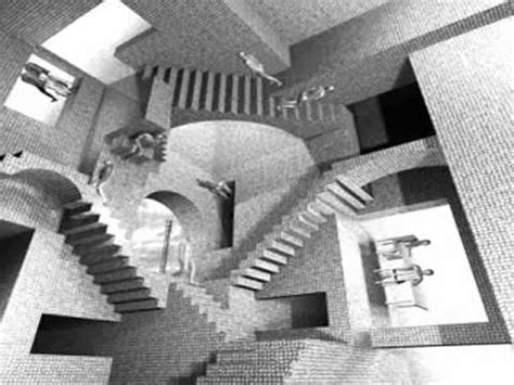 M.C. Escher - "Relativity" Stairs - YouTube