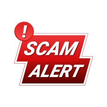 Red Scam Alert Vector Art PNG Images | Free Download On Pngtree