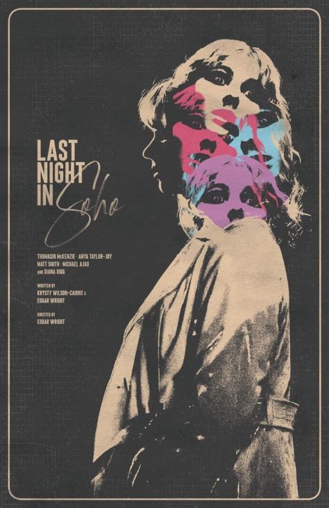 Last Night in Soho Film Poster - Etsy