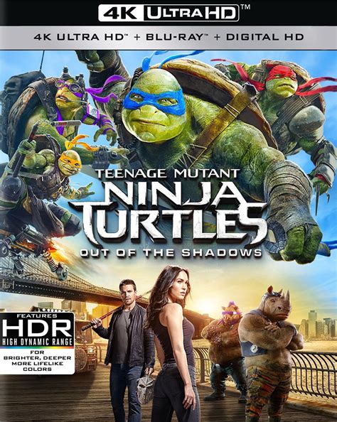 Teenage Mutant Ninja Turtles: Out of the Shadows (2016) 4K Ultra HD Blu-ray