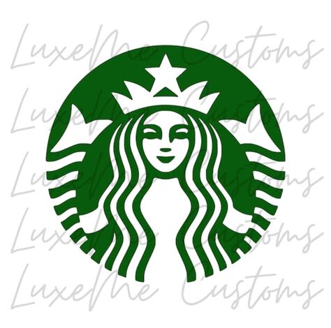 Embellishments Craft Supplies & Tools Custom Starbucks Logo ...