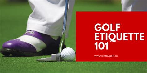 A Guide to Golf Etiquette | Learn 2 Golf Academy