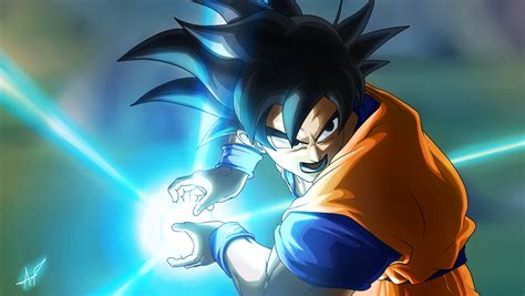 Goku // Kamehameha by Scorch-Art on DeviantArt