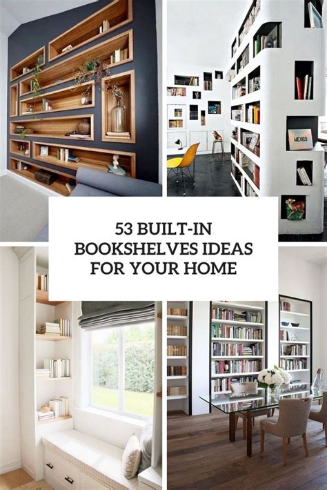 53 Built-In Bookshelves Ideas For Your Home - DigsDigs