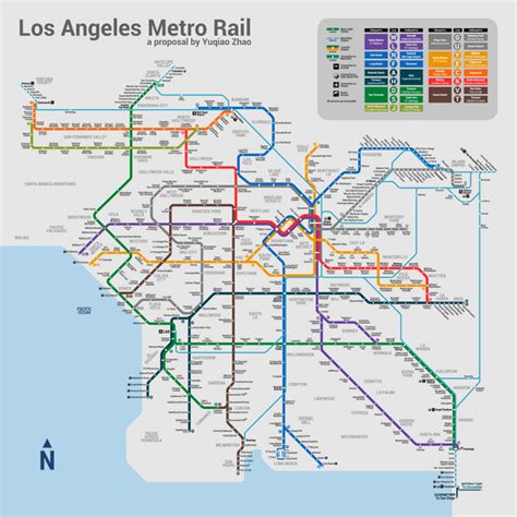 LA Transit Fantasy Map : r/transit