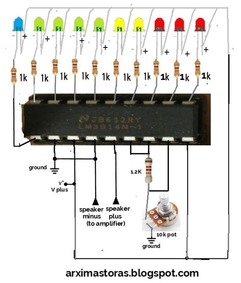 Analog Vu Meter Driver Circuit