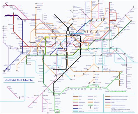 The Tube Map In 2040 Is Going To Be Pretty Intense - Secret London