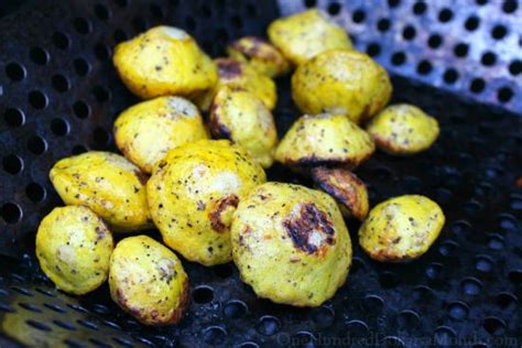 The Easiest Side Dish Ever - Grilled Patty Pan Squash - One Hundred ...