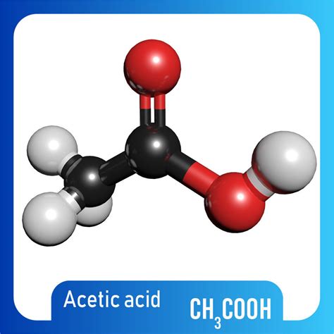 Acetic acid 3D Model CH3COOH 3D model | CGTrader