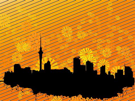 Silhouette of city HD wallpaper | Wallpaper Flare