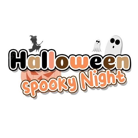 Spooky Halloween PNG Image, Cute Colorful Happy Halloween Spooky Night ...