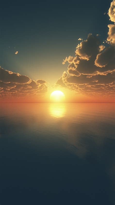 Ocean Sunset - The iPhone Wallpapers