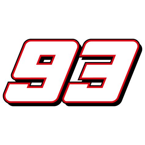 Marc Marquez 93 Decal/Sticker | Mooving Marine & Media