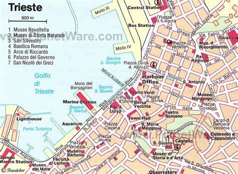 Trieste Map - Italy