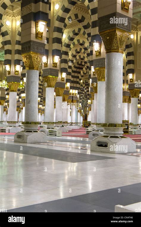 Inside Masjid Al Nabawi