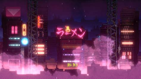 ArtStation - Yandros : Cyberpunk Pixel Art City, Santiago Bañol | Pixel art background, Pixel ...