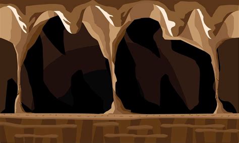 Premium Vector | Cave background