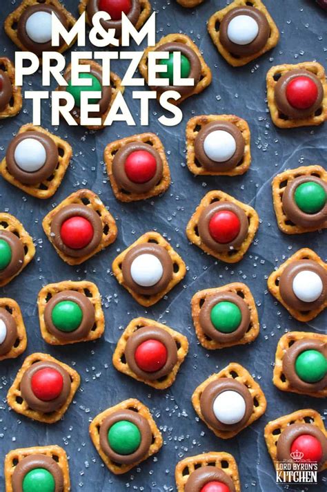 M&M Pretzel Treats - Lord Byron's Kitchen