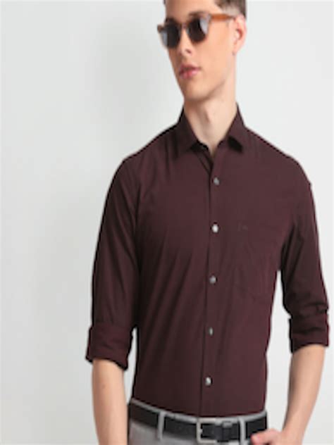 Buy Arrow Slim Fit Formal Pure Cotton Shirt - Shirts for Men 21697622 | Myntra