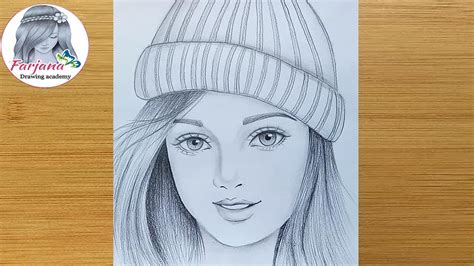 Handmade Pencil Sketch, Realistic Sketch of Girl - agrohort.ipb.ac.id