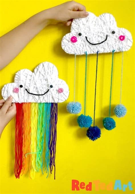 11 Exciting Cloud Crafts for Kids - Weather Craft Ideas - Red Ted Art