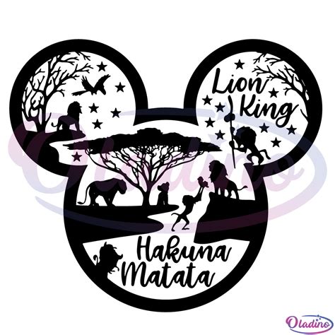 Lion King Disney SVG Digital File, Disney Svg, Lion King Svg » Oladino