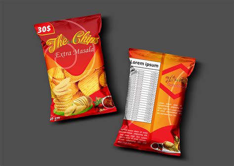 chips packet design :: Behance