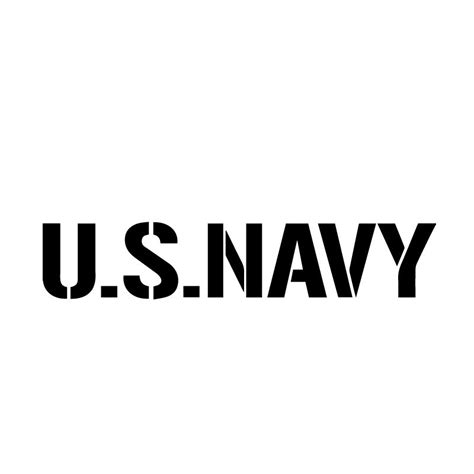 US Navy Military Text Decal Sticker – Decalfly