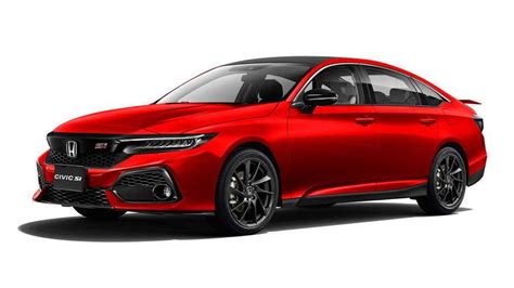 New 2022 Honda Civic Renderings Preview Simplified Si Model