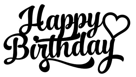 Happy Birthday Silhouette Png | Images and Photos finder