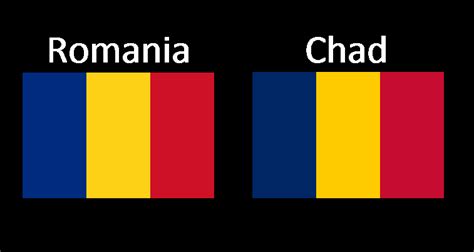 Flag of Romania vs flag of Chad : r/europe