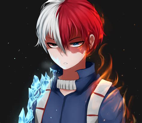 Download Shoto Todoroki Anime My Hero Academia HD Wallpaper by NquestionmarkCK