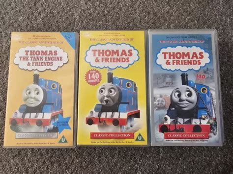 THOMAS THE TANK Engine Complete Series VHS Tapes Bundle - Series 2, 3 & 5 $11.08 - PicClick CA