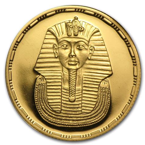 Buy AH1414/1993 Egypt Proof Gold 50 Pound King Tut | APMEX