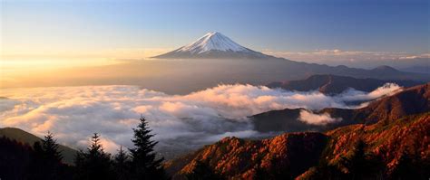 Breathtaking view! Mount Fuji. Volcano Wallpaper, Sunrise Wallpaper, Landscape Wallpaper ...