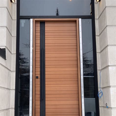 Solid Wood Urban Modern Front Entry Door - Modern Doors