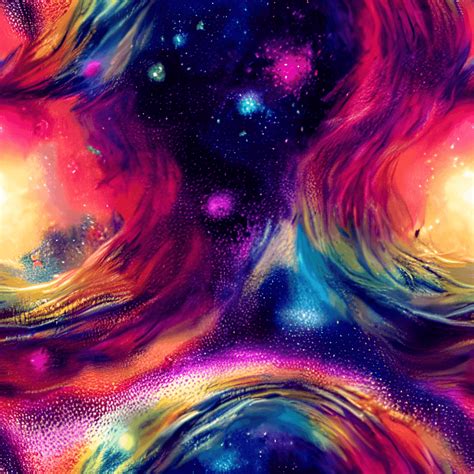 8k Beautiful Realistic Gradient Rainbow Galaxy Far Far Away Planets · Creative Fabrica