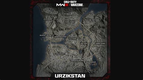 Exciting new Warzone map Urzikstan revealed -- all 11 POIs | ONE Esports