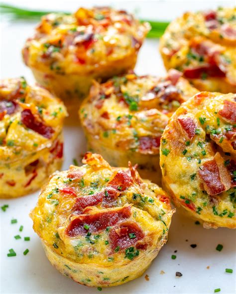 These Clean Eating Bacon Egg Muffins are the Bomb! | Clean Food Crush