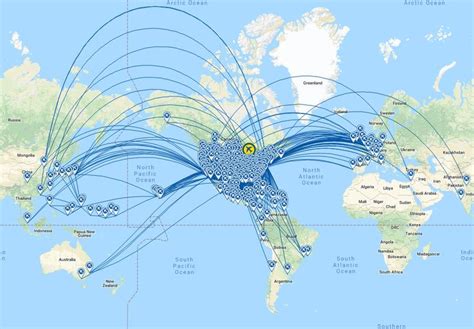 united airlines route map - Google Search | Route map, United airlines, Route