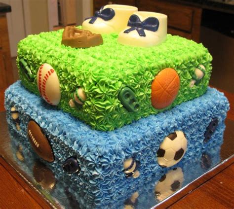 Sports Baby Shower Cake | Super Sweet Tooth