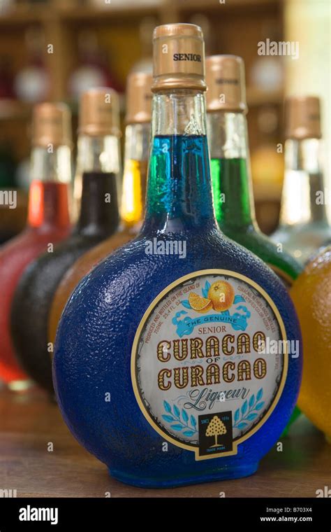 Blue Curacao Liqueur, Curacao Liqueur Distillery, Landhuis Chobolobo ...