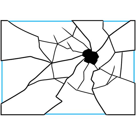 How to Draw Broken Glass - Really Easy Drawing Tutorial