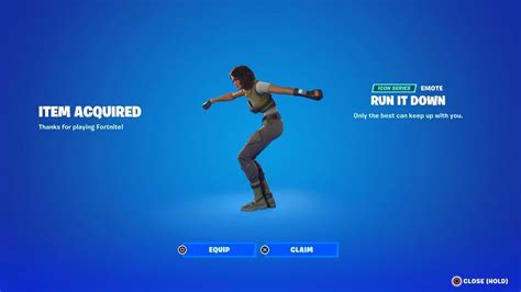 How to get Run it Down emote in Fortnite?