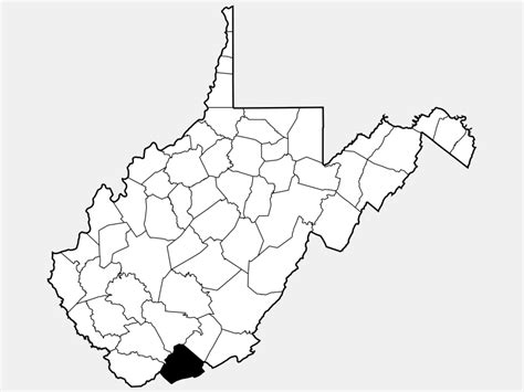 Mercer County, WV - Geographic Facts & Maps - MapSof.net